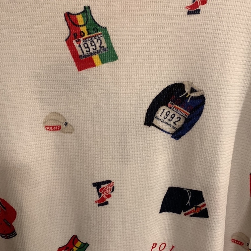 Polo Ralph Lauren Logo Cotton Sleep Sweatshirt - Picture 7 of 11